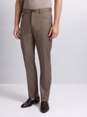Ballin Comfort-EZE Commuter Bi-Stretch Gabardine Modern 5-Pocket Pants 34x30
